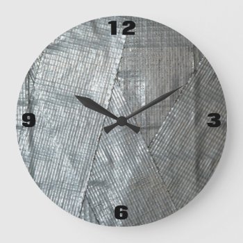 Funny Duct Taped Handyman Shop Clock by RedneckHillbillies at Zazzle