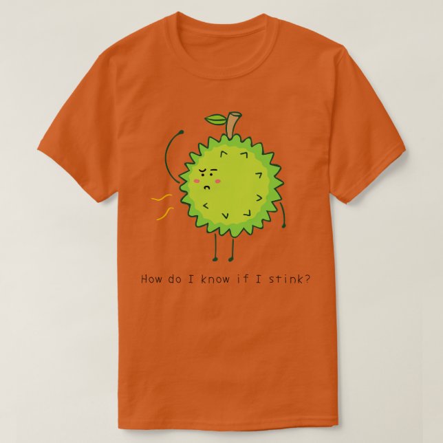 Funny Durian  T-Shirt (Design Front)
