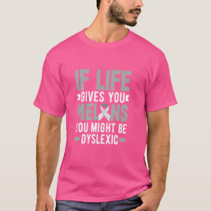 Funny Dyslexia Warrior Dyslexia Awareness T-Shirt