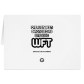 Funny dyslexic cards (Back Horizontal)