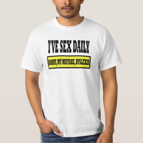 Funny dyslexic T_Shirt
