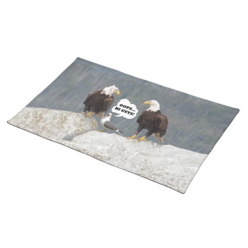 Funny Eagles and Seagull Placemat