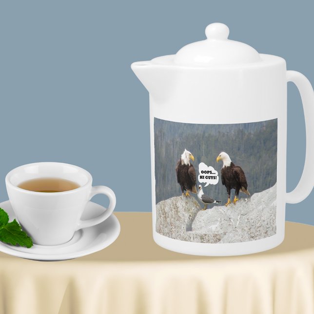 Funny Eagles and Seagull Teapot (Funny Eagles and Seagull Teapot)