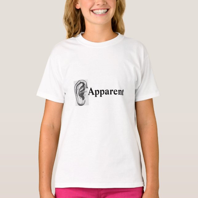 Funny Ear Apparent  T-Shirt (Front)