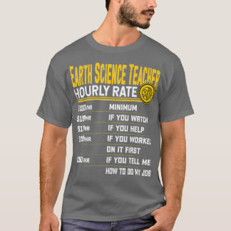 Funny Earth Science Geology Meteorology Teacher Ho T-Shirt