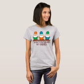 Funny Easily Distracted by Gnomes T-Shirt (Front Full)