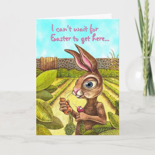 Funny Easter Bunny Card