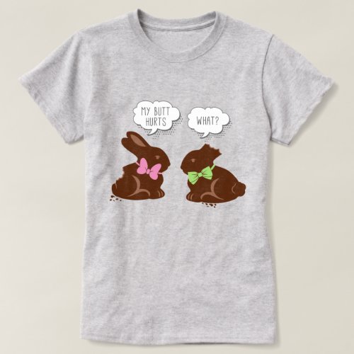 Funny Easter Bunny Chocolate  T_Shirt