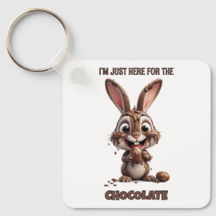 Funny Easter Bunny – Cute & Playful Easter Design Keychain