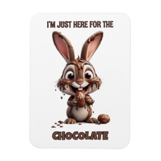 Funny Easter Bunny – Cute & Playful Easter Design Magnet