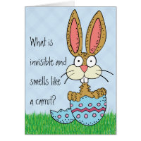 Funny Easter Bunny Joke Card