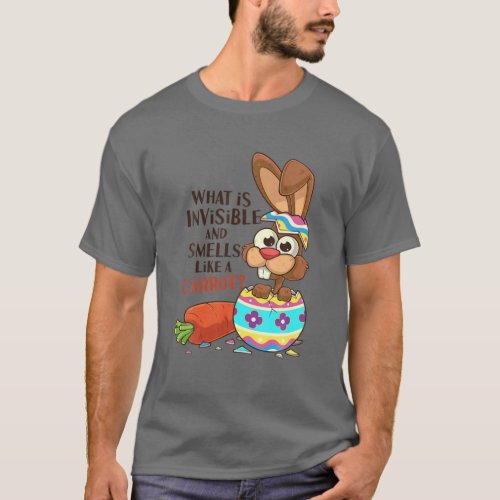 Funny Easter Bunny Joke For Kids Funny Easter T_Shirt