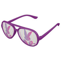 Funny Easter Bunny on Stripes Aviator Sunglasses Funny Easter Bunny on Stripes Aviator Sunglasses
