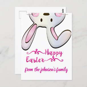 Funny Easter Bunny Postcard
