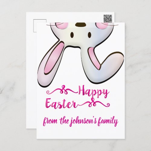 Funny Easter Bunny Postcard