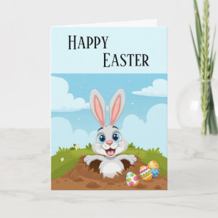 Funny Easter Bunny Rabbit Card