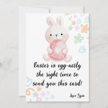 Funny Easter Card: Egg-citing Greetings!