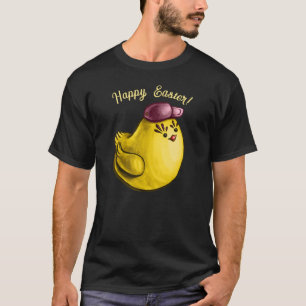 Funny Easter Chicken Cool Cartoon T-Shirt