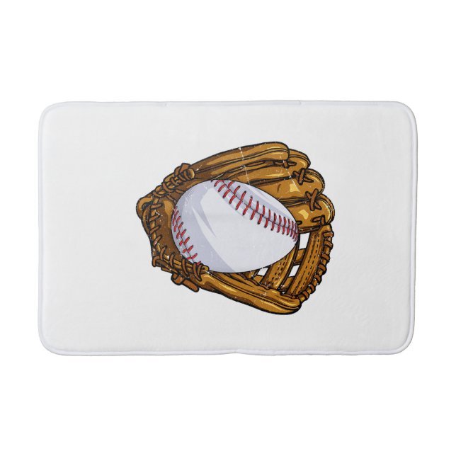 Funny Easter Egg Baseball Egg Hunting Easter Day M Bath Mat (Front)