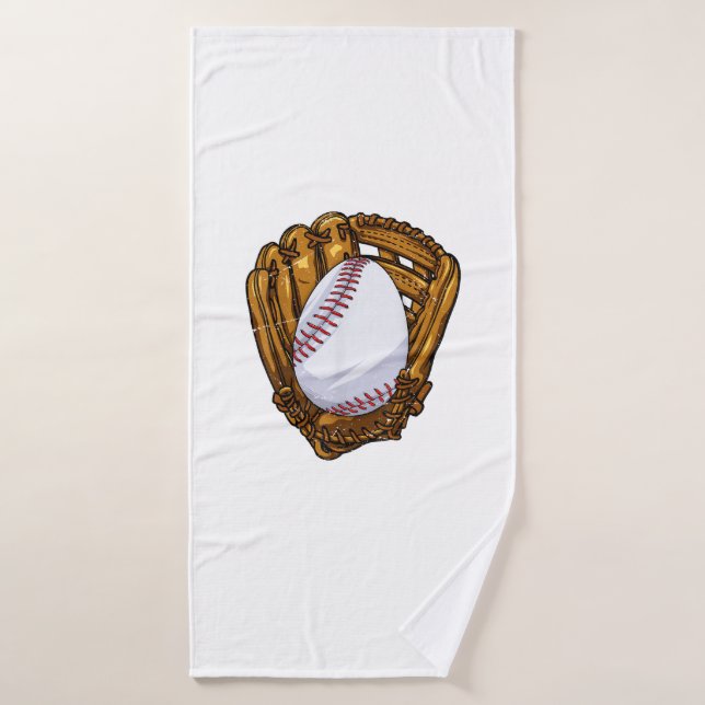 Funny Easter Egg Baseball Egg Hunting Easter Day M Bath Towel (Bath Towel)