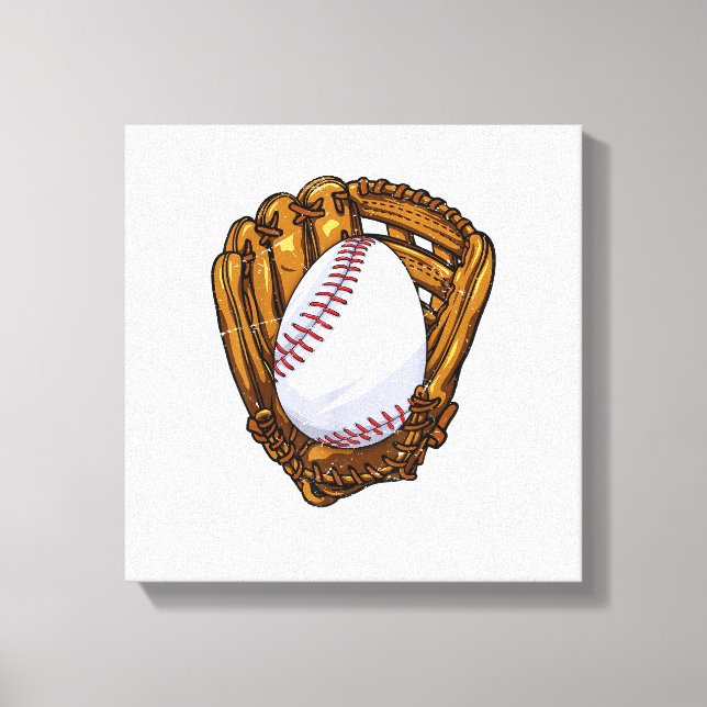 Funny Easter Egg Baseball Egg Hunting Easter Day M Canvas Print (Front)