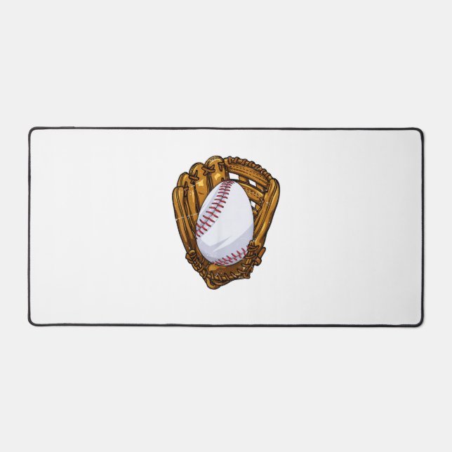 Funny Easter Egg Baseball Egg Hunting Easter Day M Desk Mat (Front)