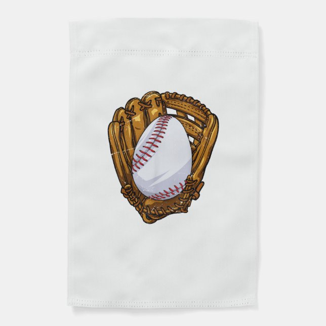 Funny Easter Egg Baseball Egg Hunting Easter Day M Garden Flag (Front)