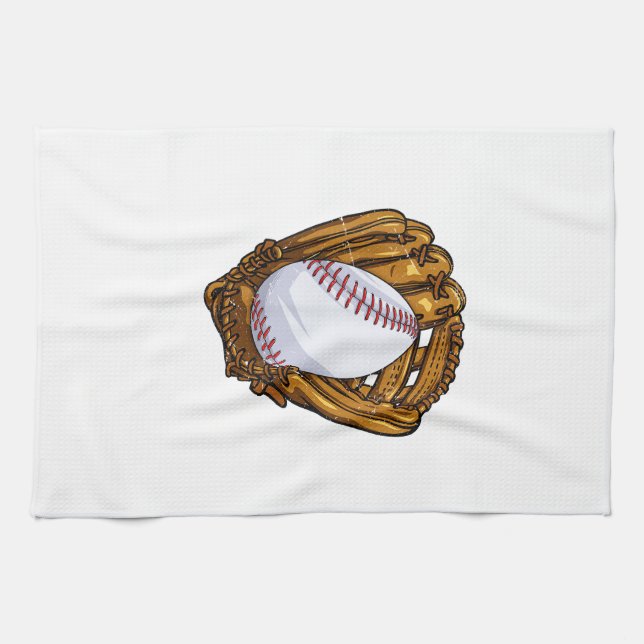 Funny Easter Egg Baseball Egg Hunting Easter Day M Kitchen Towel (Horizontal)