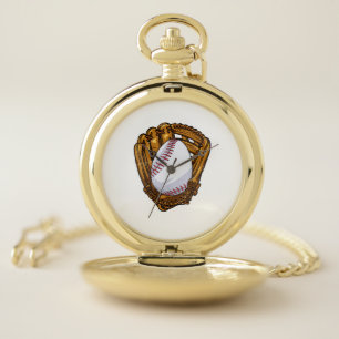 Funny Easter Egg Baseball Egg Hunting Easter Day M Pocket Watch