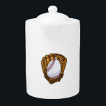 Funny Easter Egg Baseball Egg Hunting Easter Day M Teapot<br><div class="desc">Funny Easter Egg Baseball Egg Hunting Easter Day Men Boys T-Shirt</div>