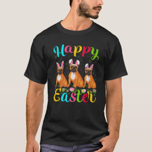 Funny Easter Egg Bunny French Bulldog Happy Easter T-Shirt
