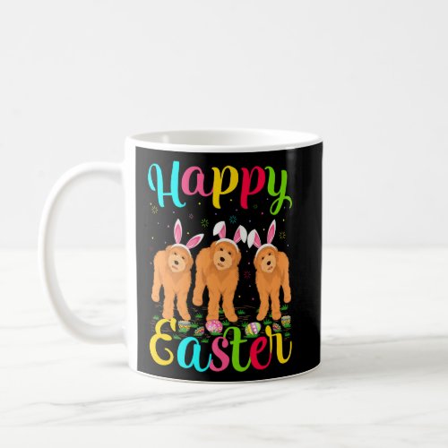 Funny Easter Egg Bunny Labradoodle Dog Happy Easte Coffee Mug