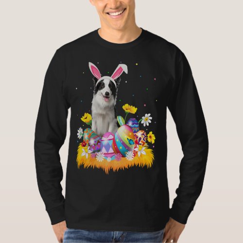 Funny Easter Egg  Collie Dog Easter Sunday  T_Shirt