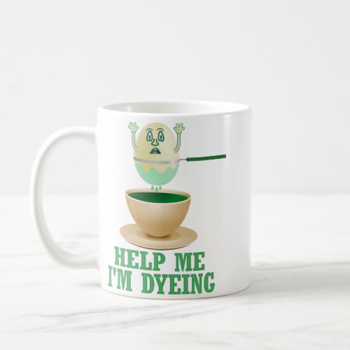 Funny Easter Egg Dyeing Coffee Mug