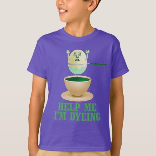 Funny Easter Egg Dyeing T_Shirt