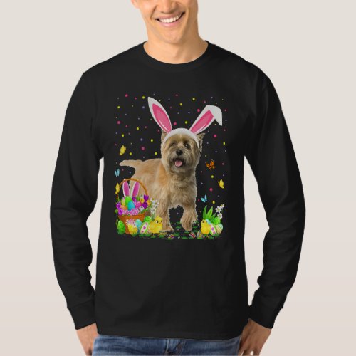 Funny Easter Egg Hunting Cairn Terrier Dog Easter  T_Shirt