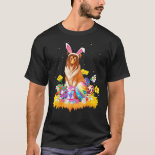 Funny Easter Egg Sheepdog Easter Sunday T-Shirt
