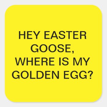 Funny Easter Egg Stickers by shopfullofslogans at Zazzle