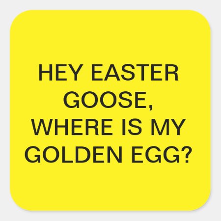Funny Easter Egg Stickers