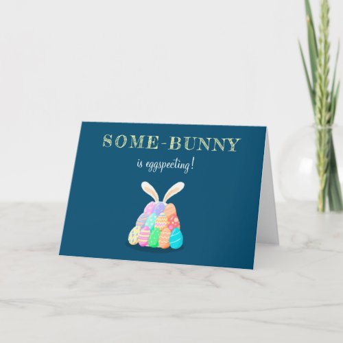 funny Easter eggs pregnancy announcement rabbit