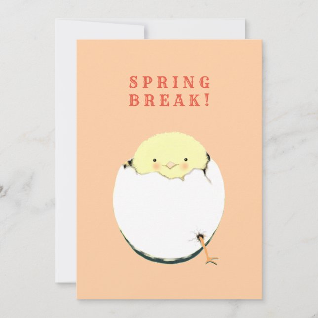 Funny Easter Holiday Card (Front)