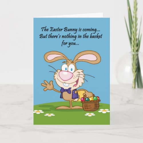 Funny Easter Pregnancy Surprise Card