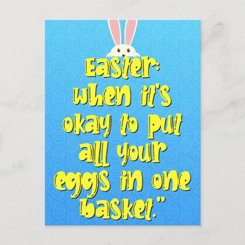Funny Easter Pun Quote Card