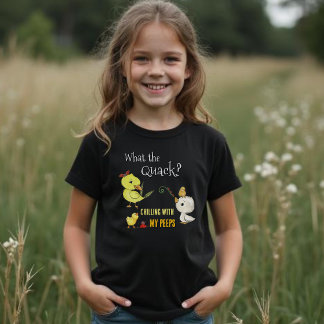 Funny Easter Shirt - Chilling with my Peeps