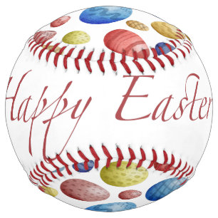 Funny Easter Softball Gift – Happy Easter Eggs 