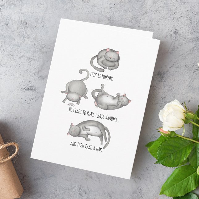 Funny Eat Drink Be Like Murphy Birthday Card (Creator Uploaded)