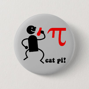 Funny eat pi button