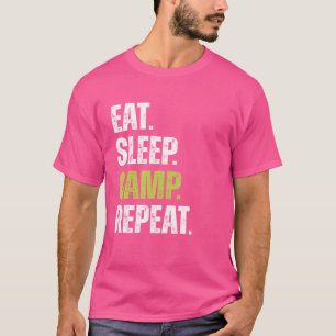 Funny Eat Sleep Camp Repeat lover camping quote 1 T-Shirt