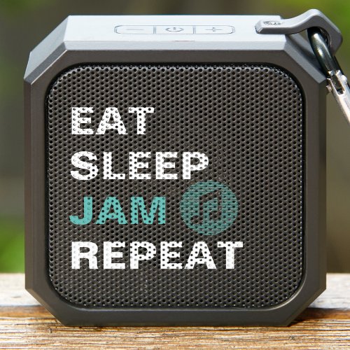 Funny Eat Sleep Jam Repeat Music Lover Bluetooth Speaker