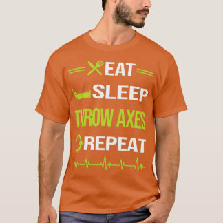 Funny Eat Sleep Repeat Axe Throwing Classic TShirt